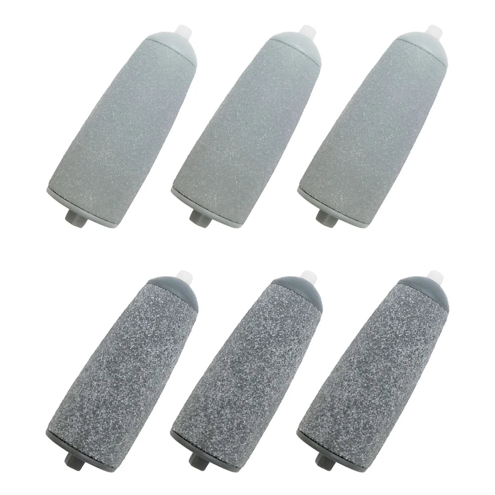 6 Pcs Tête de remplacement pour pédicure Accessoire pour ongles pour pieds Tête de rouleau Lime électronique Grattoir